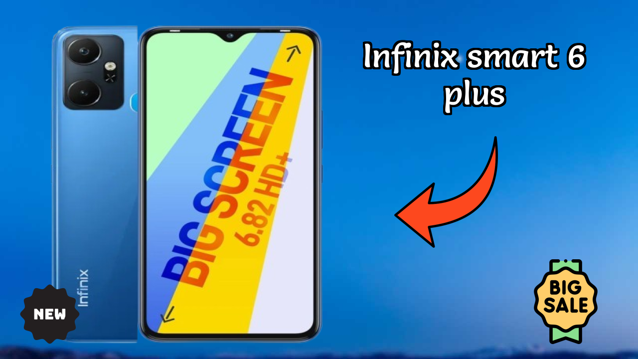 Infinix Smart 6 Plus Display Size: 6.82 Inches (17.32 Cm) Screen Test