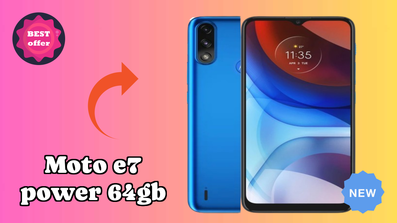 Moto E7 Power 64GB Display Quality: IPS LCD Explained