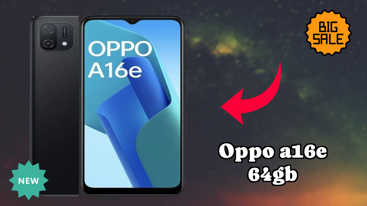 OPPO A16e 64GB Display Technology: 6.52 Inches (16.56 Cm) Screen