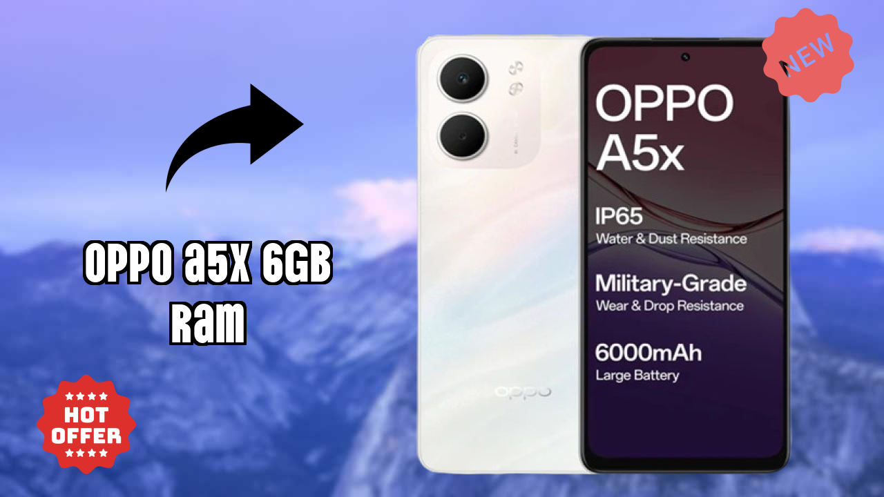 OPPO A5x 6GB RAM Price Drop: Now Available at ₹13,999