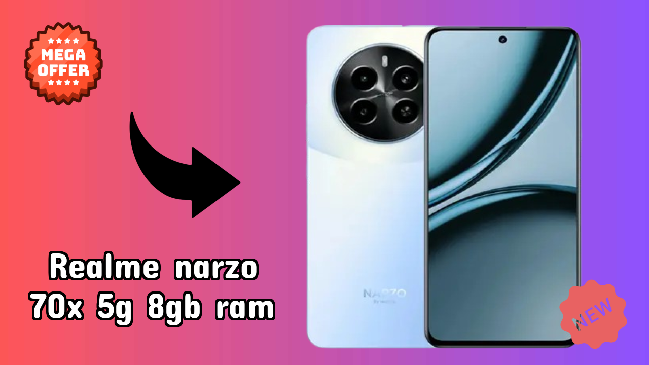 Realme Narzo 70x 5G 8GB RAM Test: 8 GB RAM Handles Heavy Apps