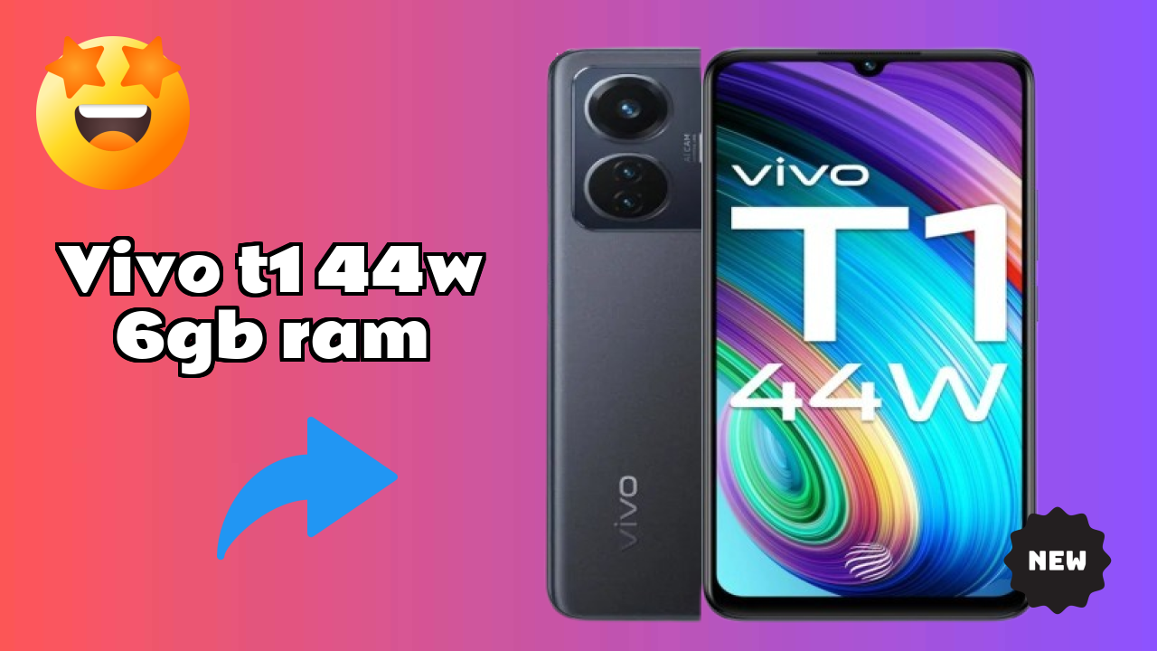 Vivo T1 44W 6GB RAM Test: 6 GB RAM Handles Apps Well?